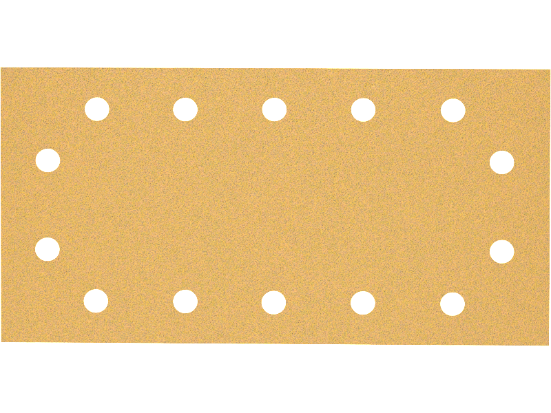 EXPERT C470 brusni papir s 14 luknjami za ekscentrične brusilnike, Dimenzije: 115x230mm, Zrnatost: 80, 2608900862